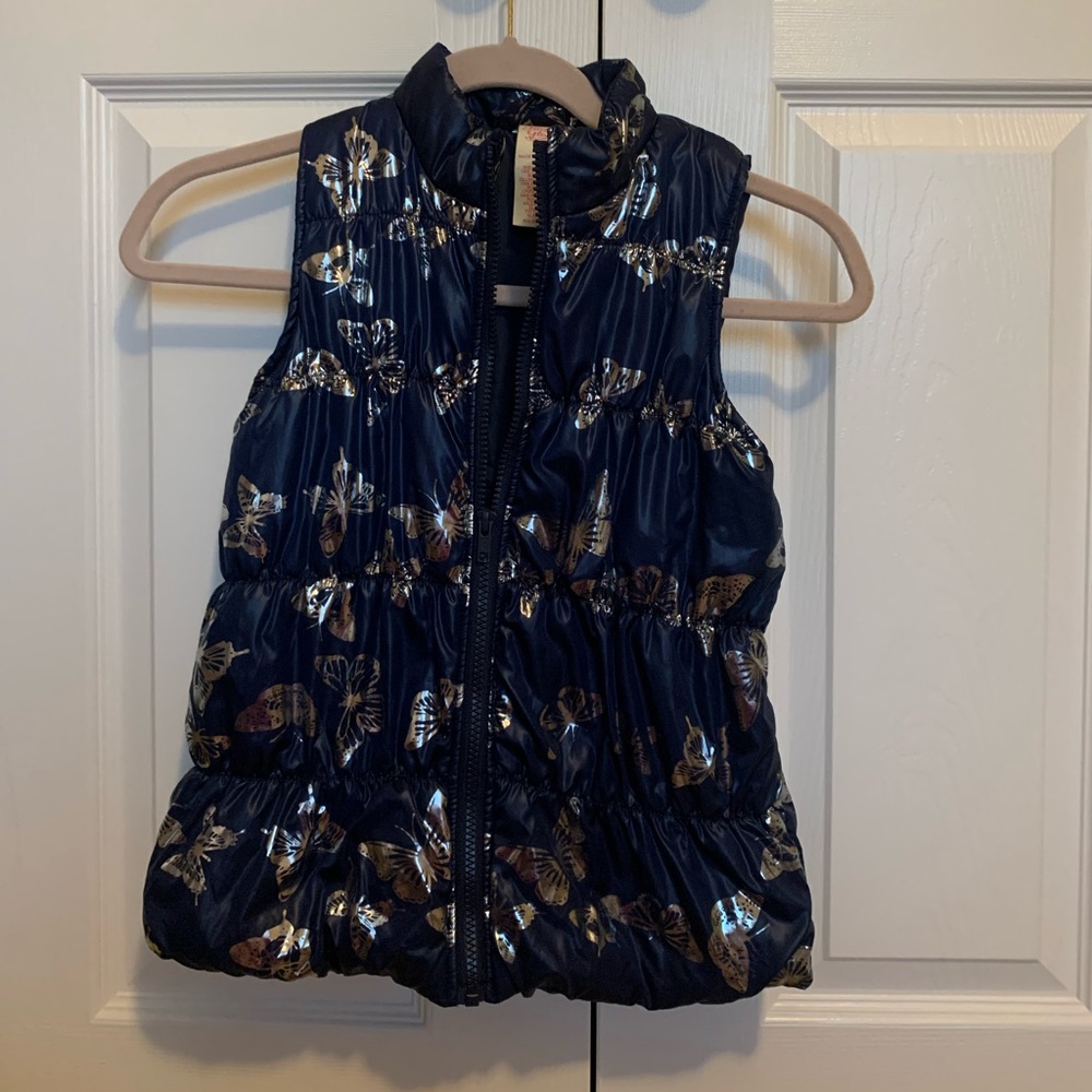 Girls Butterfly Vest